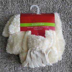 Feather Chenille 3 - Piece Set